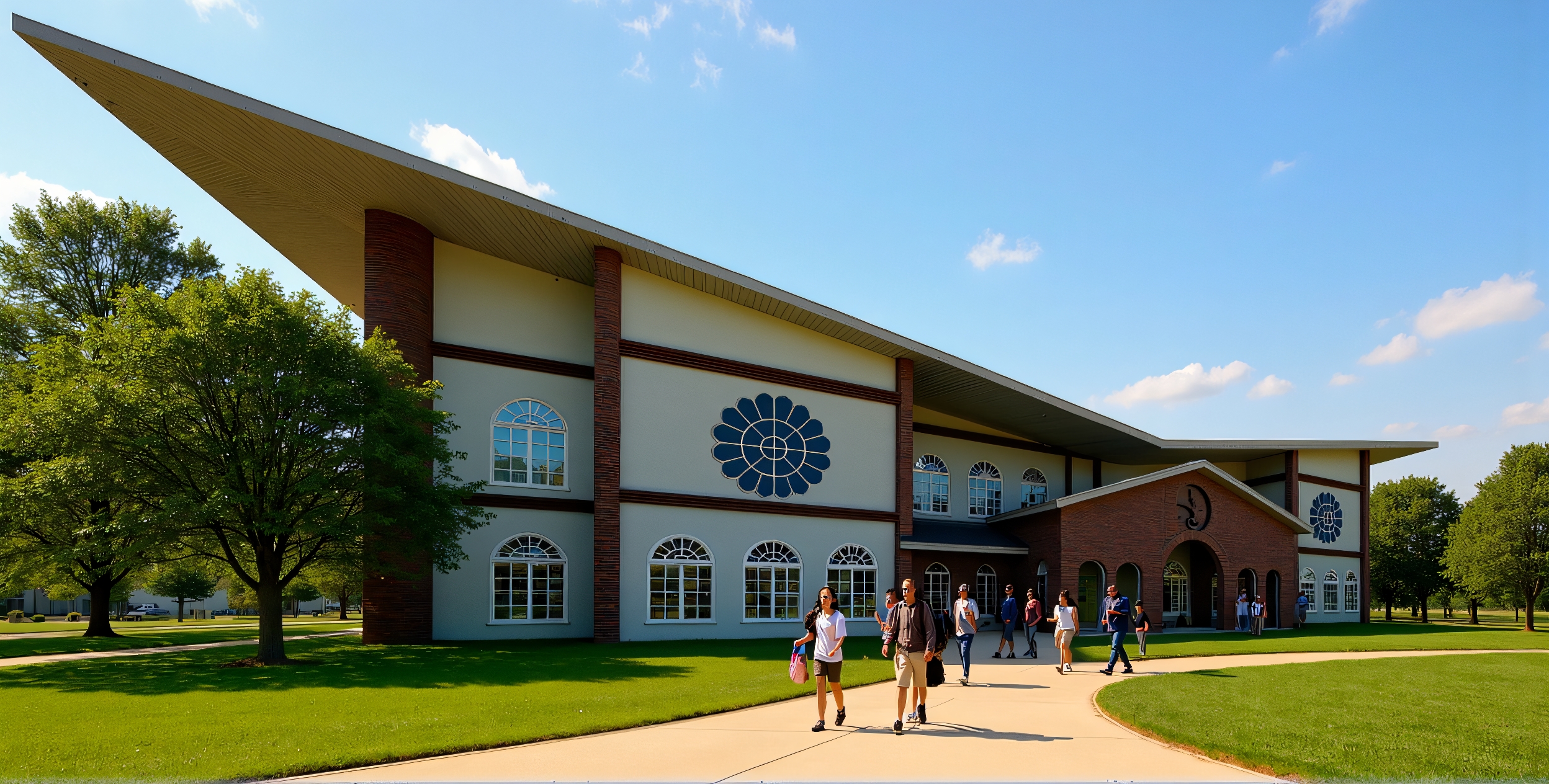 Exterior Rendering — Kirkwood College Hall